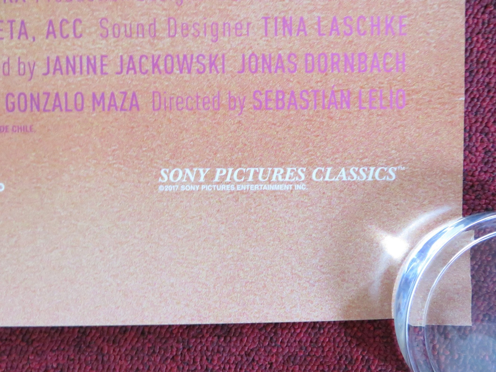 A FANTASTIC WOMAN US ONE SHEET ROLLED POSTER DANIELA VEGA FRANCISCO REYES 2017 - Rendezvous Cinema