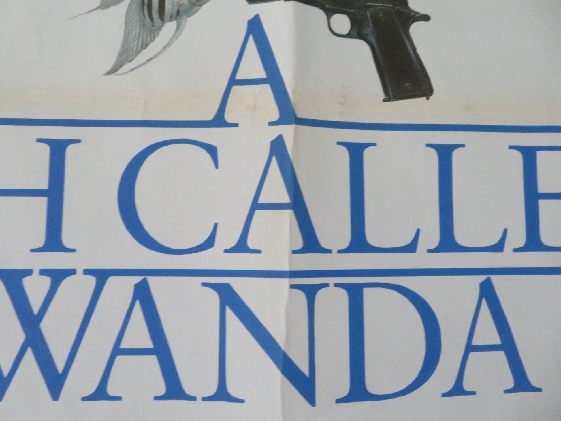 A Fish Called Wanda UK Quad Rolled Poster John Cleese Jamie Lee Curtis 1988 Movie posters