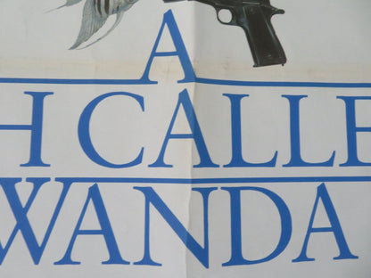 A Fish Called Wanda UK Quad Rolled Poster John Cleese Jamie Lee Curtis 1988 Movie posters