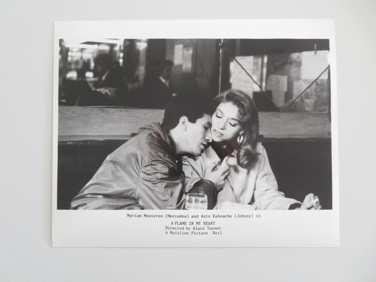 A FLAME IN MY HEART MOVIE STILL PHOTO LOT OF 5 MYRIAM MEZIERES A. KABOUCHE 1987 Movie posters