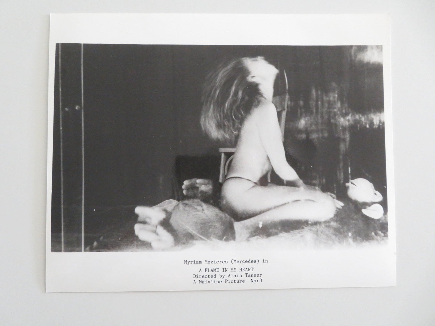 A FLAME IN MY HEART MOVIE STILL PHOTO LOT OF 5 MYRIAM MEZIERES A. KABOUCHE 1987 Movie posters