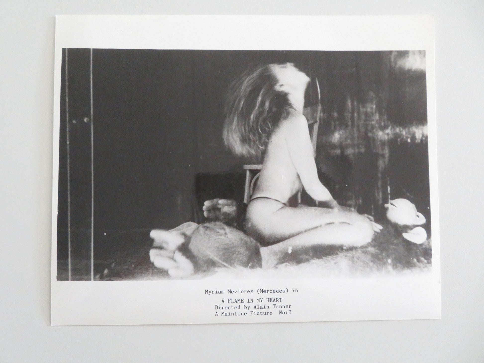 A FLAME IN MY HEART MOVIE STILL PHOTO LOT OF 5 MYRIAM MEZIERES A. KABOUCHE 1987 Movie posters