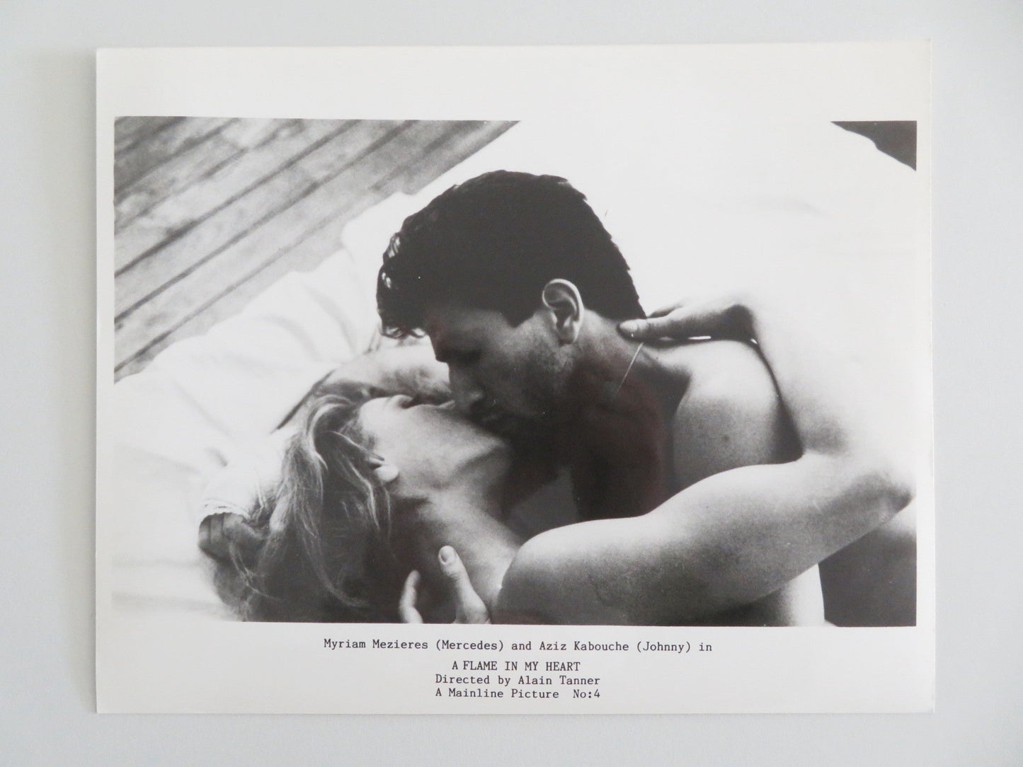 A FLAME IN MY HEART MOVIE STILL PHOTO LOT OF 5 MYRIAM MEZIERES A. KABOUCHE 1987 Movie posters