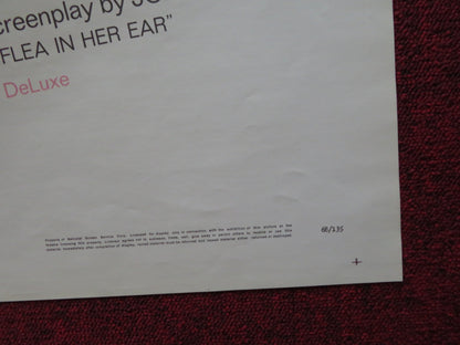 A FLEA IN HER EAR STYLE A FOLDED US ONE SHEET POSTER REX HARRISON R. HARRIS 1968 - Rendezvous Cinema