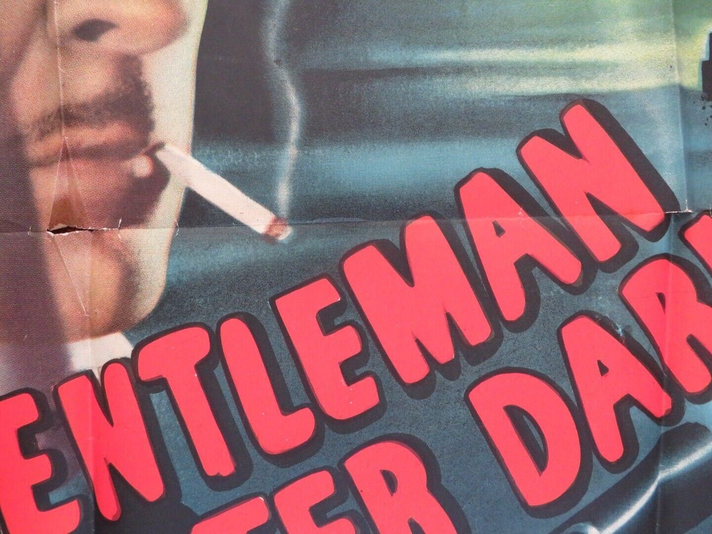 A GENTLEMAN AFTER DARK USA ONE SHEET FOLDED POSTER BRIAN DONLEVY MIRIAM HOPKINS - Rendezvous Cinema