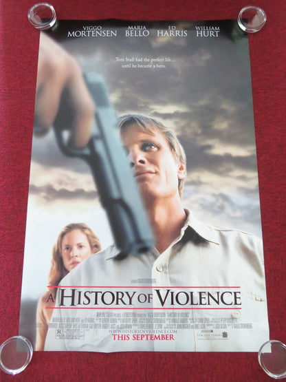 A HISTORY OF VIOLENCE US ONE SHEET ROLLED POSTER VIGGO MORTENSEN M. BELLO 2005 Movie posters