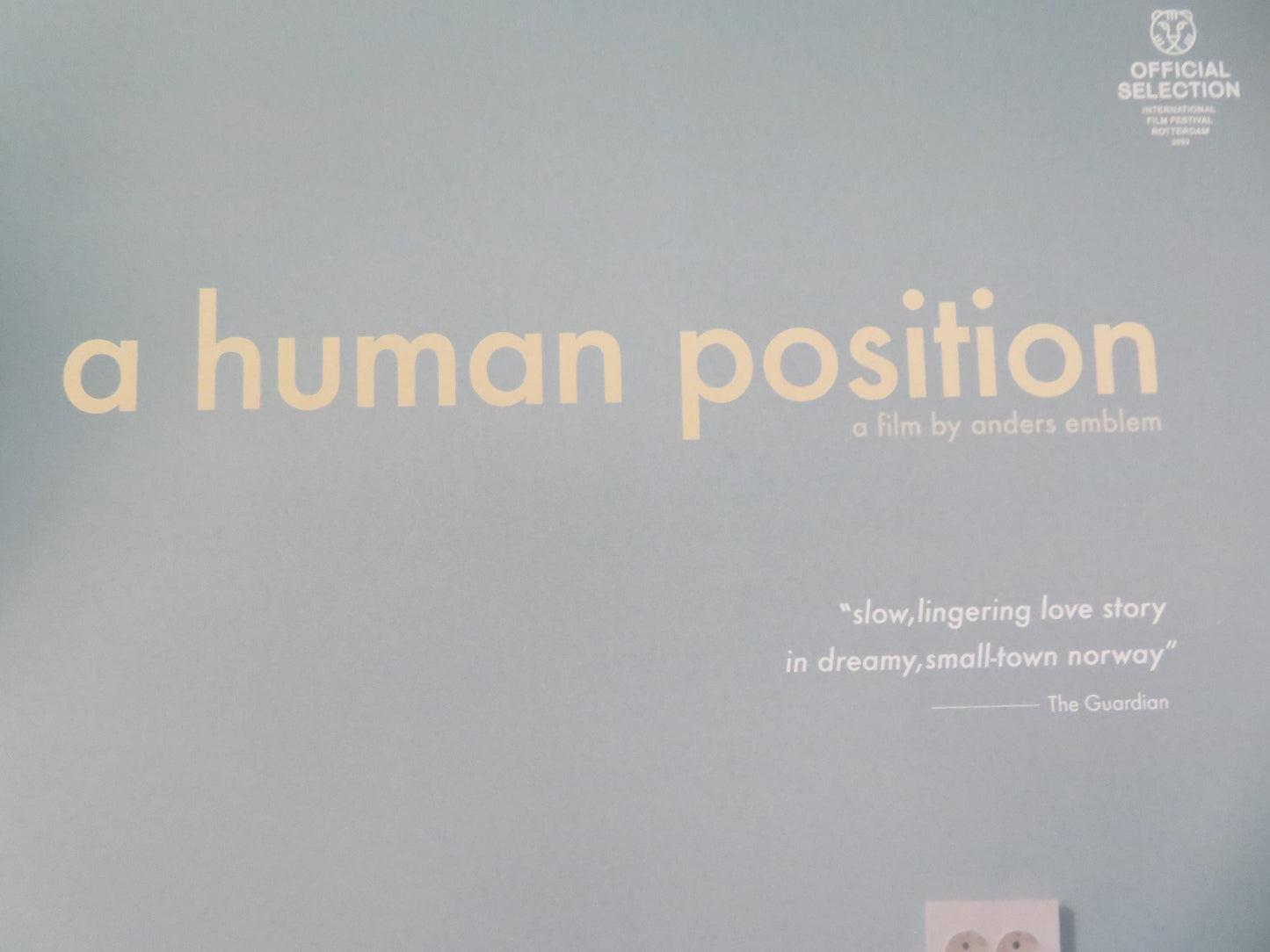 A Human Position - b Japanese Chirashi (B5) Poster Jensen Agwumaro 2022 Movie posters
