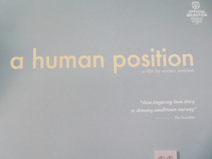 A Human Position - b Japanese Chirashi (B5) Poster Jensen Agwumaro 2022 Movie posters