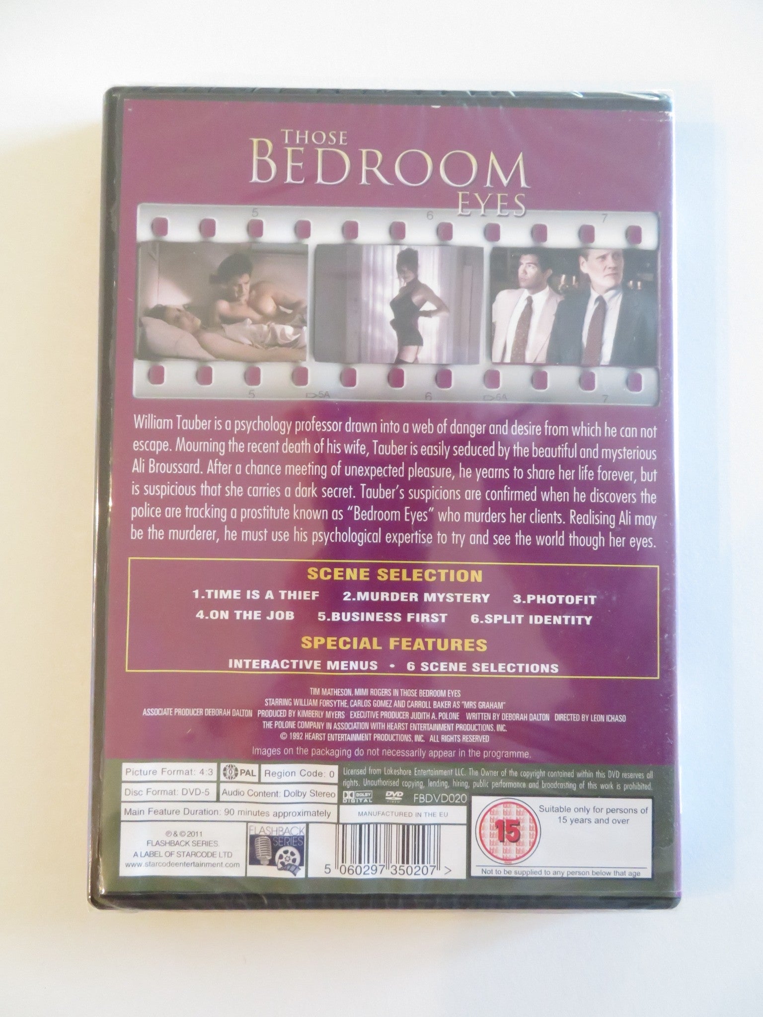 A KISS TO DIE FOR (DVD) TOM MATHESON MIMI ROGERS 1993 REGION 0 Rendezvous Cinema Movie posters