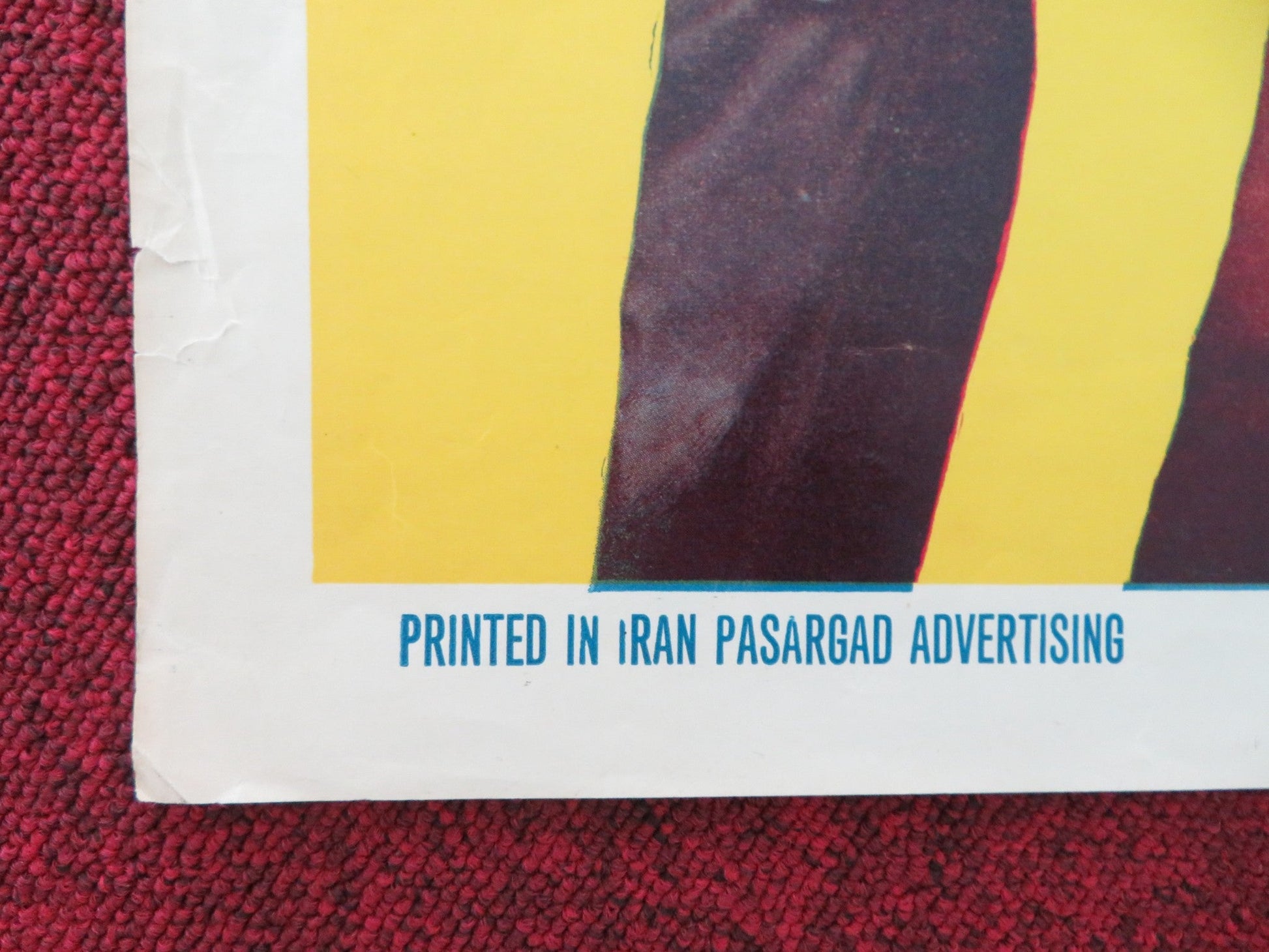 A LADY TAKES A CHANCE IRANIAN POSTER ROLLED JOHN WAYNE PHIL SILVERS 1963 Movie posters