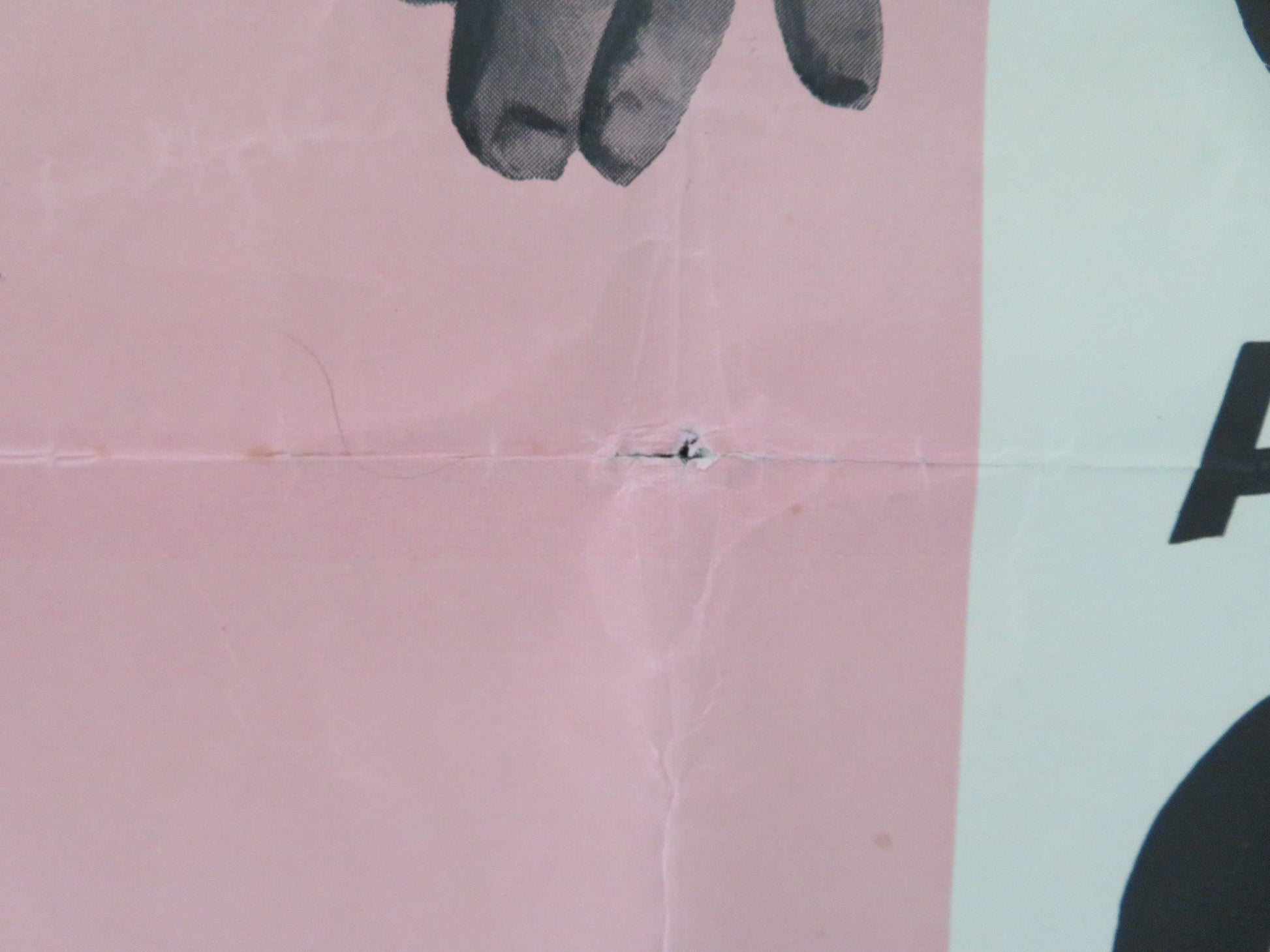 A LADY TAKES A CHANCE IRANIAN POSTER ROLLED JOHN WAYNE PHIL SILVERS 1963 Movie posters