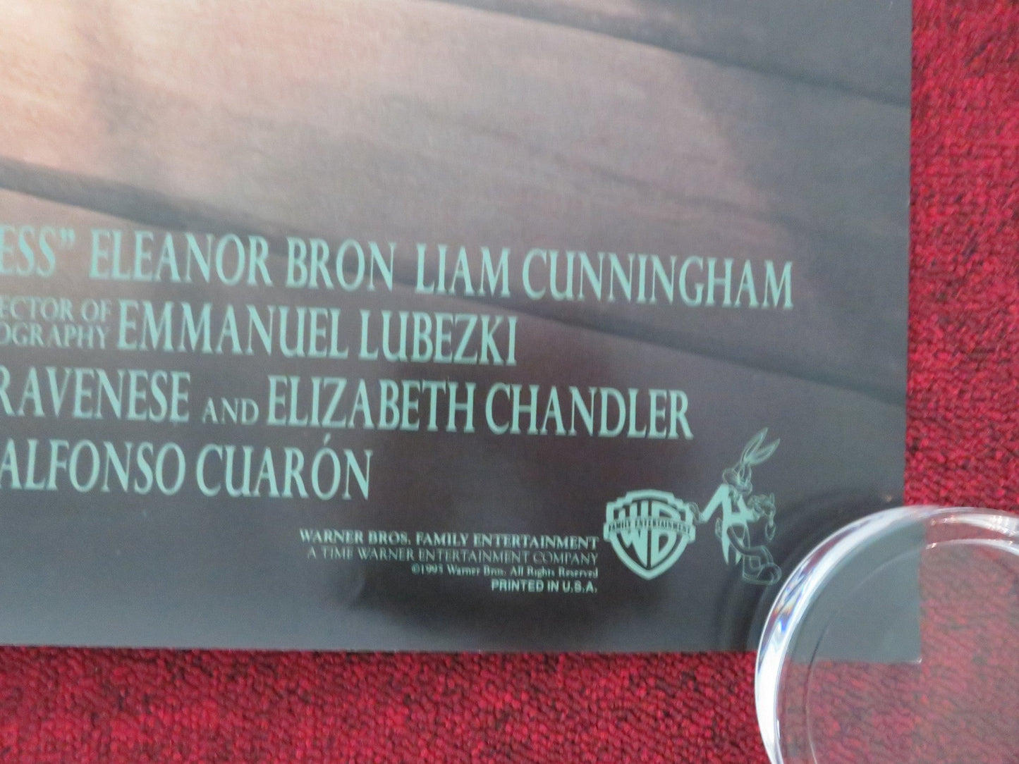 A LITTLE PRINCESS US ONE SHEET ROLLED POSTER LIESEL MATTHEWS ELEANOR BRON 1995 Movie posters