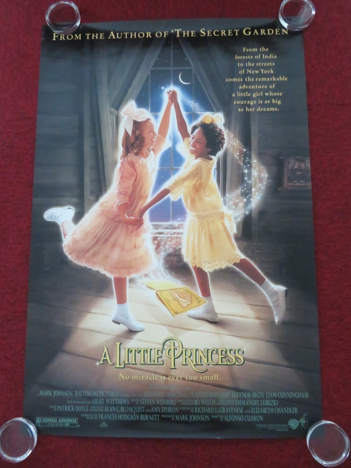 A LITTLE PRINCESS US ONE SHEET ROLLED POSTER LIESEL MATTHEWS ELEANOR BRON 1995 Movie posters