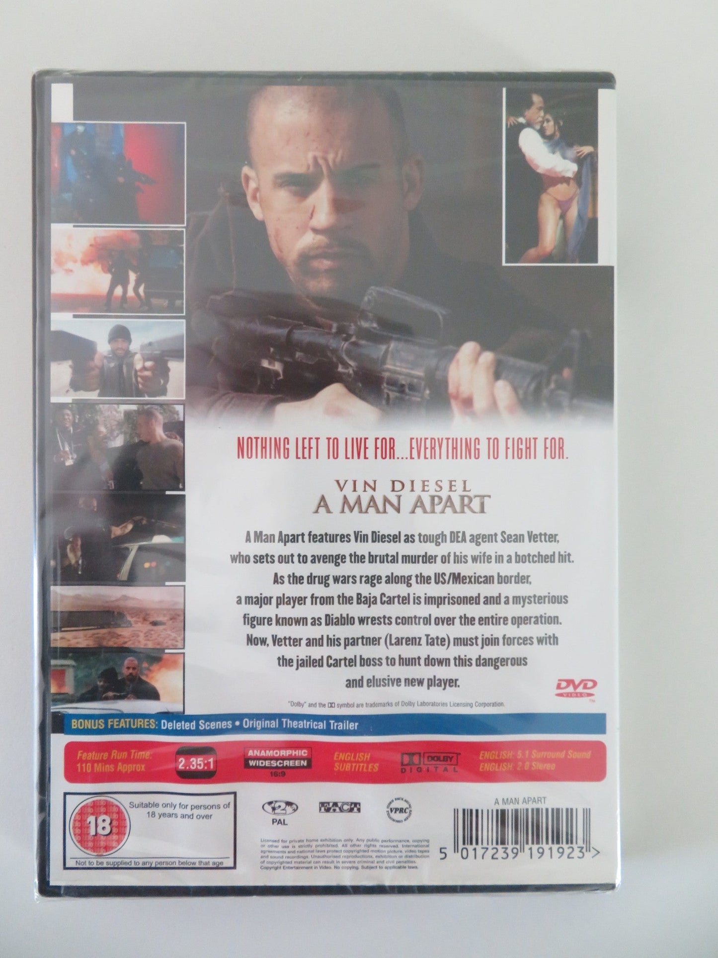 A MAN APART (DVD) VIN DIESEL LAURENZ TATE 2003 REGION 2 Movie posters