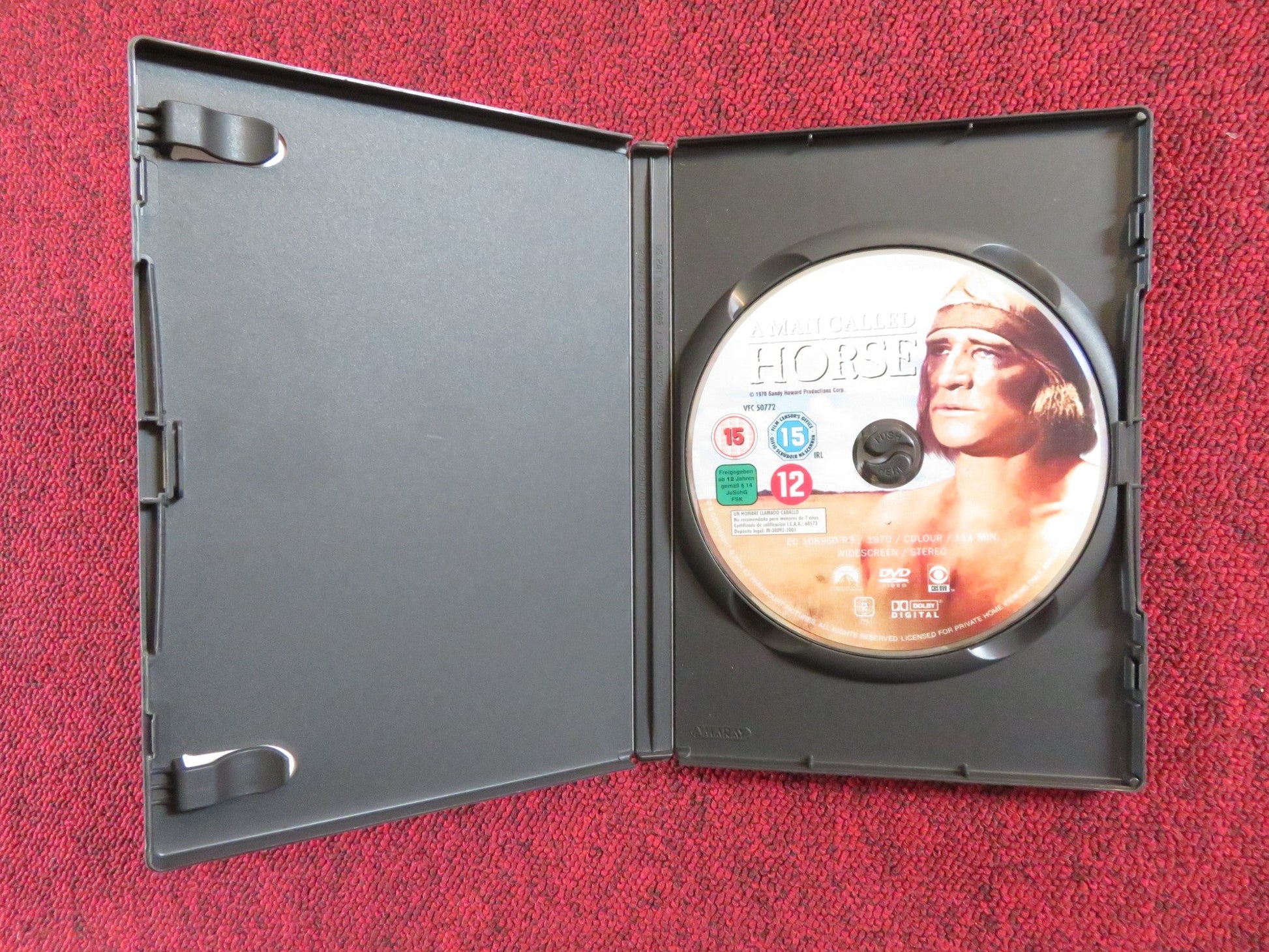 A MAN CALLED HORSE (DVD) RICHARD HARRIS JUDITH ANDERSON 1970 REGION 2 Rendezvous Cinema Movie posters