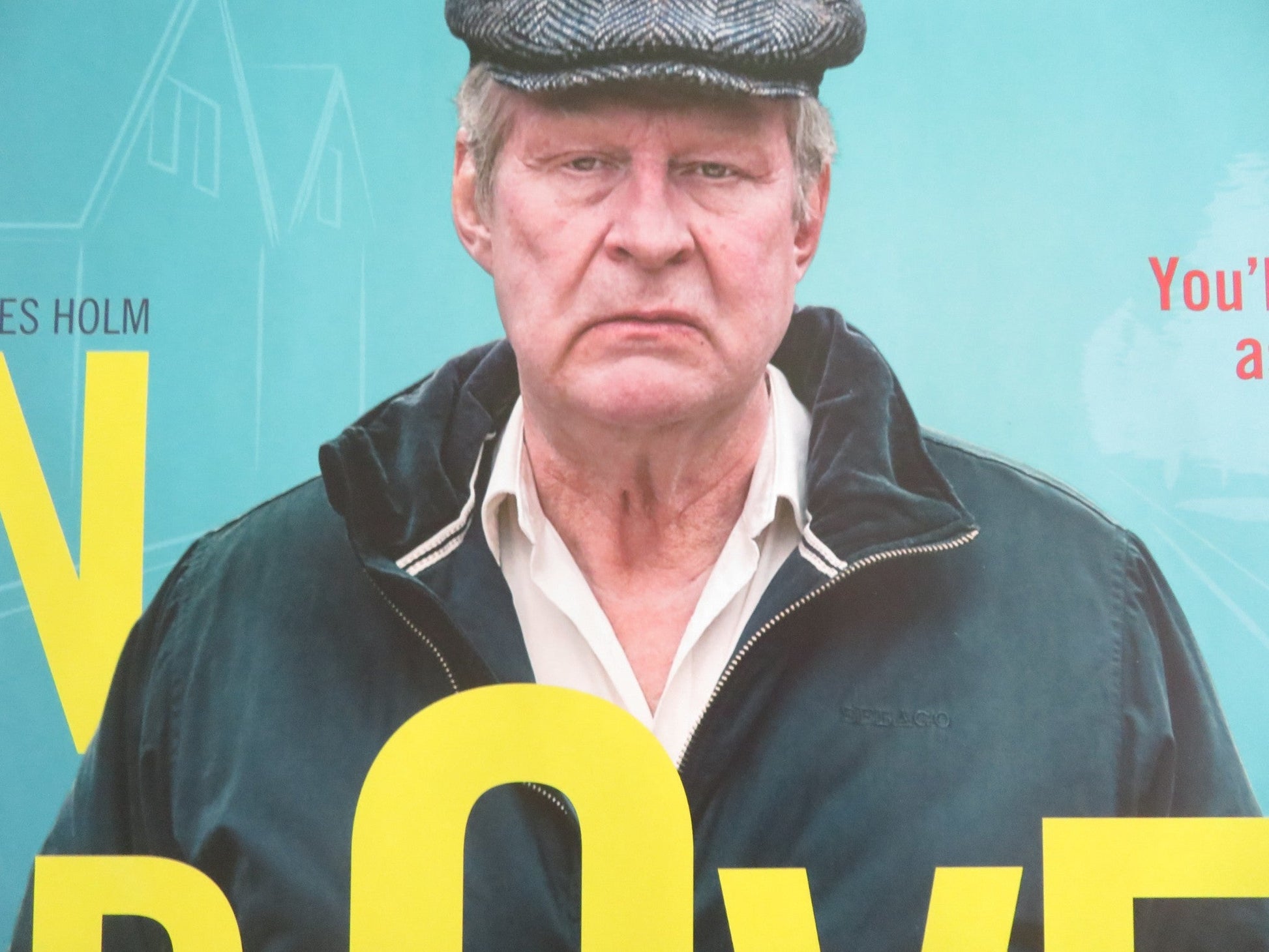 A MAN CALLED OVE UK QUAD ROLLED POSTER ROLF LASSGARD BAHAR PARS 2015 Movie posters