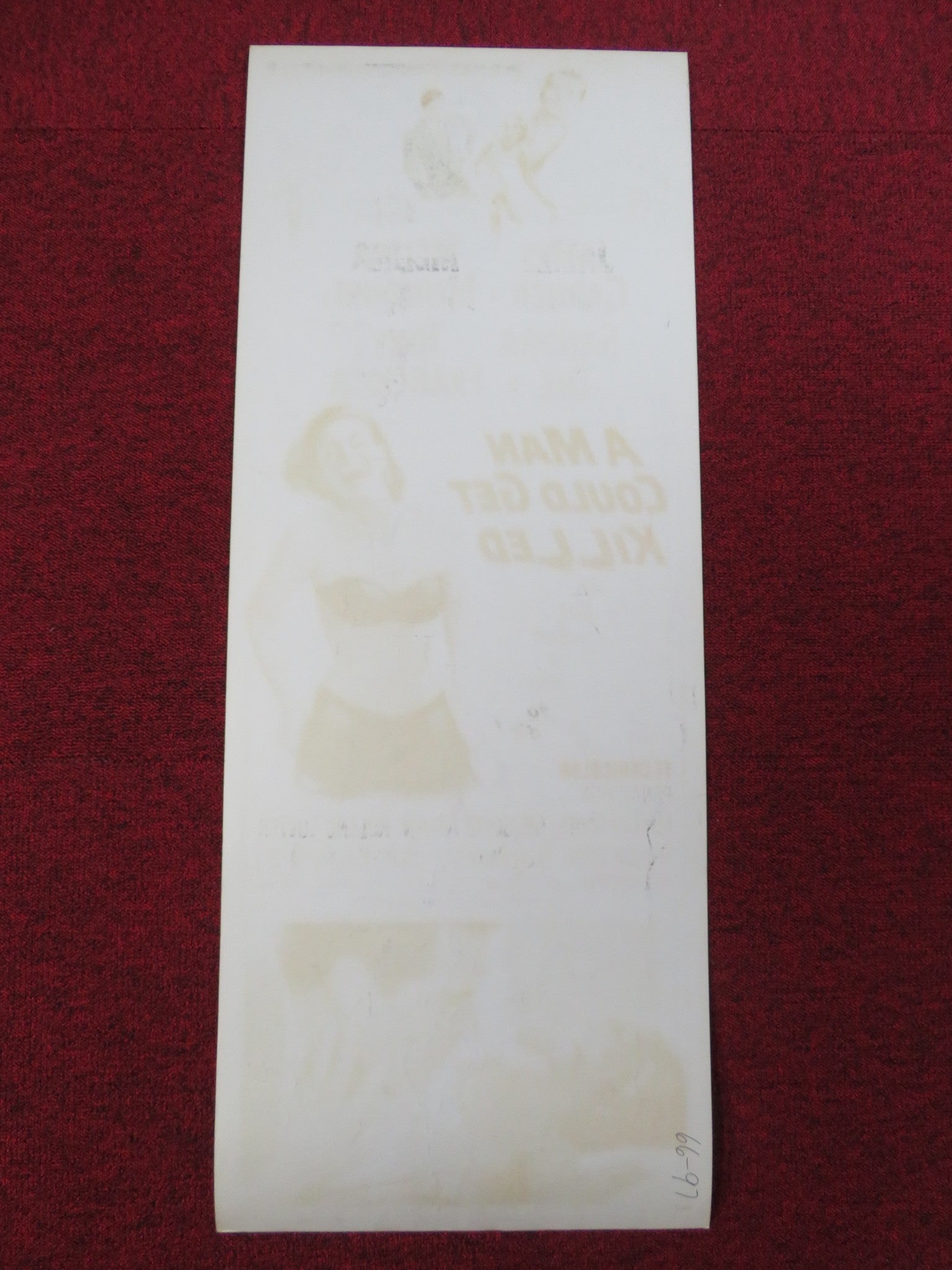 A MAN COULD GET KILLED US INSERT POSTER JAMES GARNER SANDRA DEE 1966 - Rendezvous Cinema