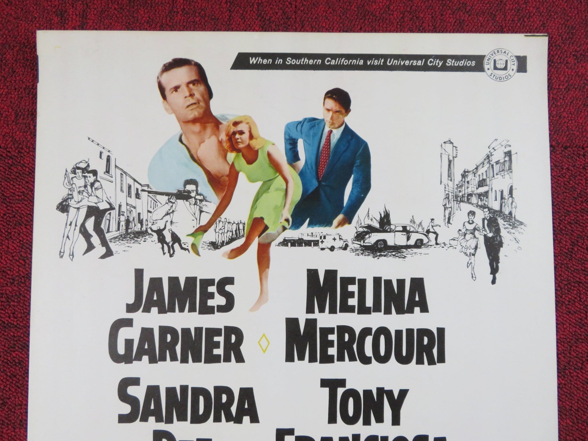 A MAN COULD GET KILLED US INSERT POSTER JAMES GARNER SANDRA DEE 1966 - Rendezvous Cinema
