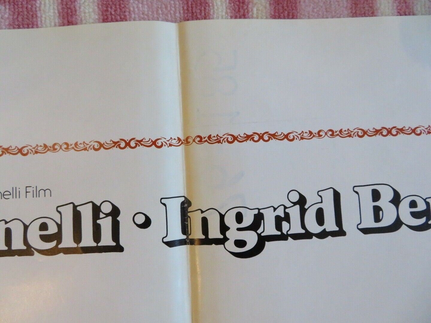 A MATTER OF TIME US ONE SHEET POSTER LIZA MINNELLI INGRID BERGMAN 1976 - Rendezvous Cinema