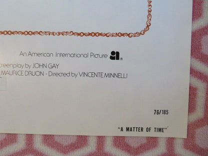 A MATTER OF TIME US ONE SHEET POSTER LIZA MINNELLI INGRID BERGMAN 1976 - Rendezvous Cinema