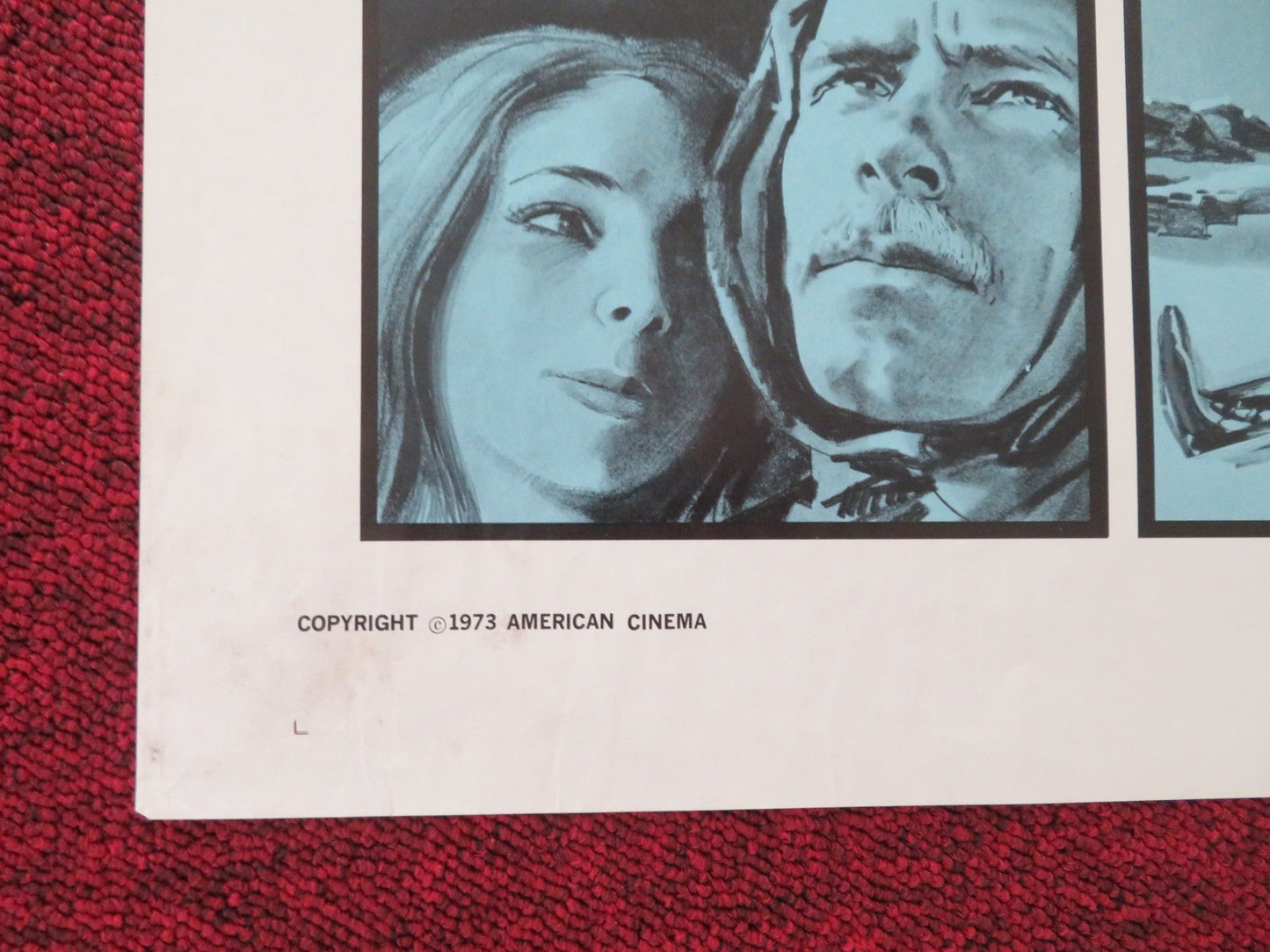 A MATTER OF WINNING FOLDED US ONE SHEET POSTER GORDON SHAFER PAMELA WHITNEY 1973 Movie posters