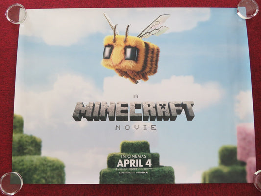 A MINECRAFT MOVIE - B UK QUAD ROLLED POSTER JACK BLACK JASON MOMOA 2025 Movie posters