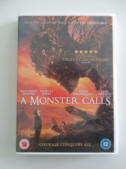 A Monster Calls (DVD) Sigourney Weaver Felicity Jones 2016 Region 2 Movie posters