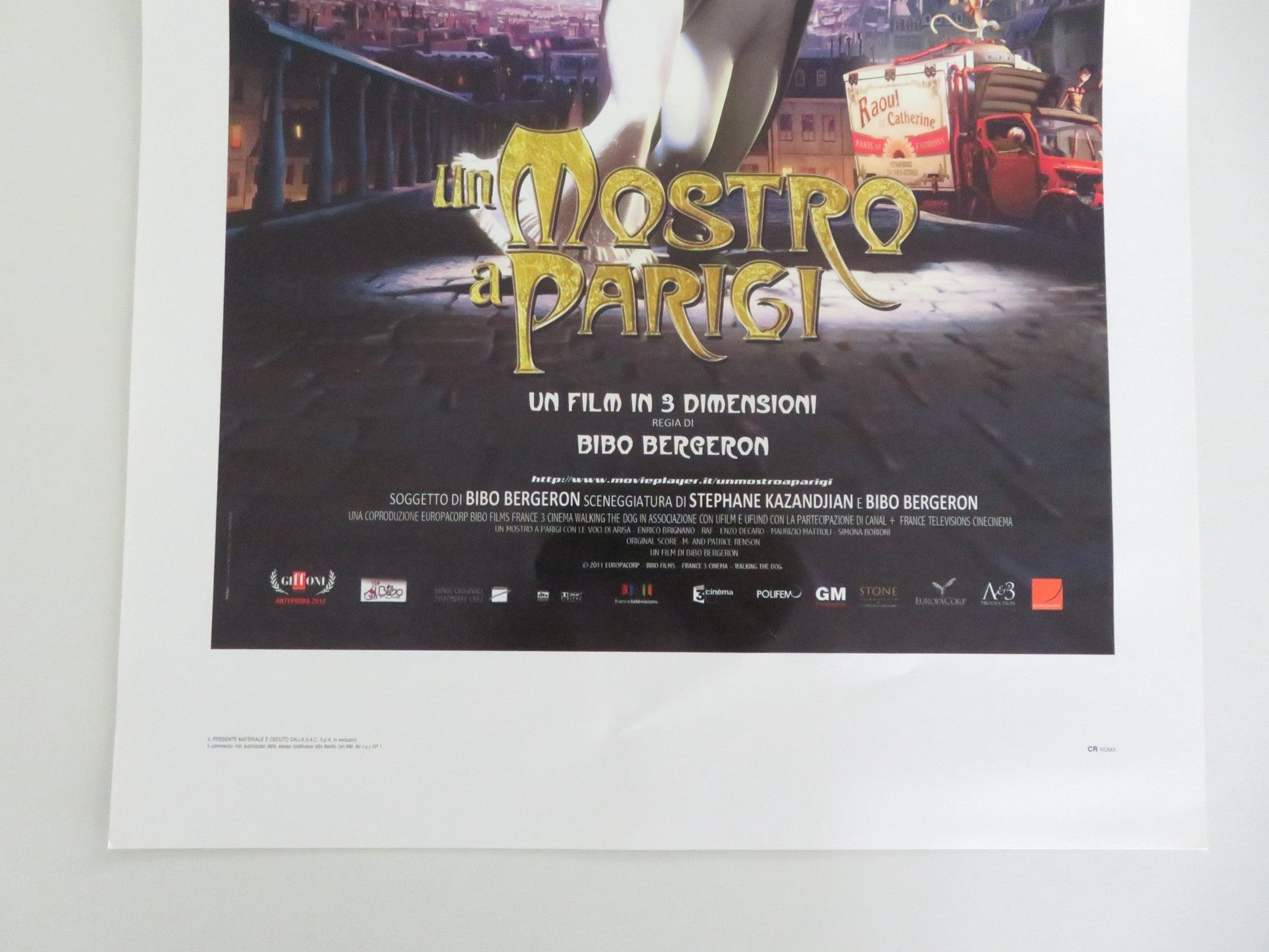 A Monster in Paris Italian Locandina Poster Matthieu Chedid Vanessa Paradis 2011 Movie posters