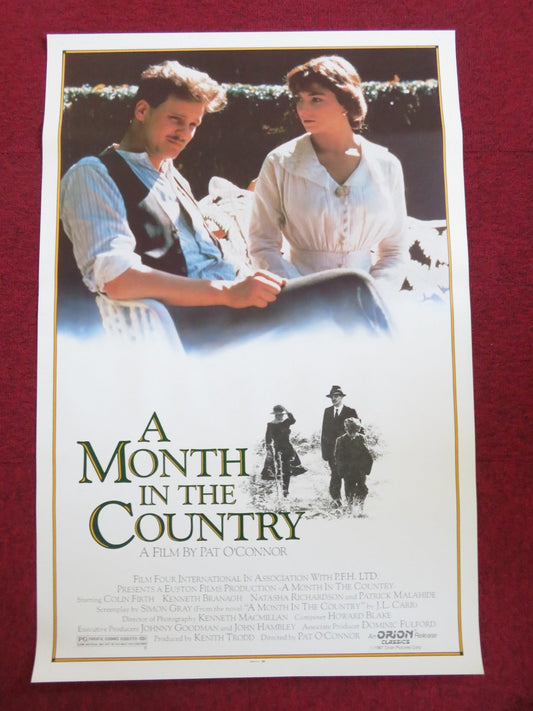 A MONTH IN THE COUNTRY US ONE SHEET ROLLED POSTER COLIN FIRTH N. RICHARDSON 1987 - Rendezvous Cinema