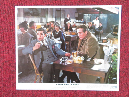 A NEW KIND OF LOVE - C LOBBY CARD PAUL NEWMAN JOANNE WOODWARD 1963 Rendezvous Cinema Movie posters