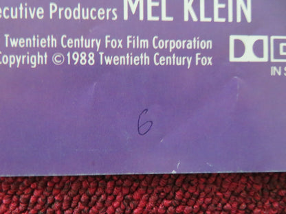 A NIGHT IN THE LIFE OF JIMMY REARDON FOLDED US ONE SHEET POSTER R. PHOENIX 1988 Movie posters