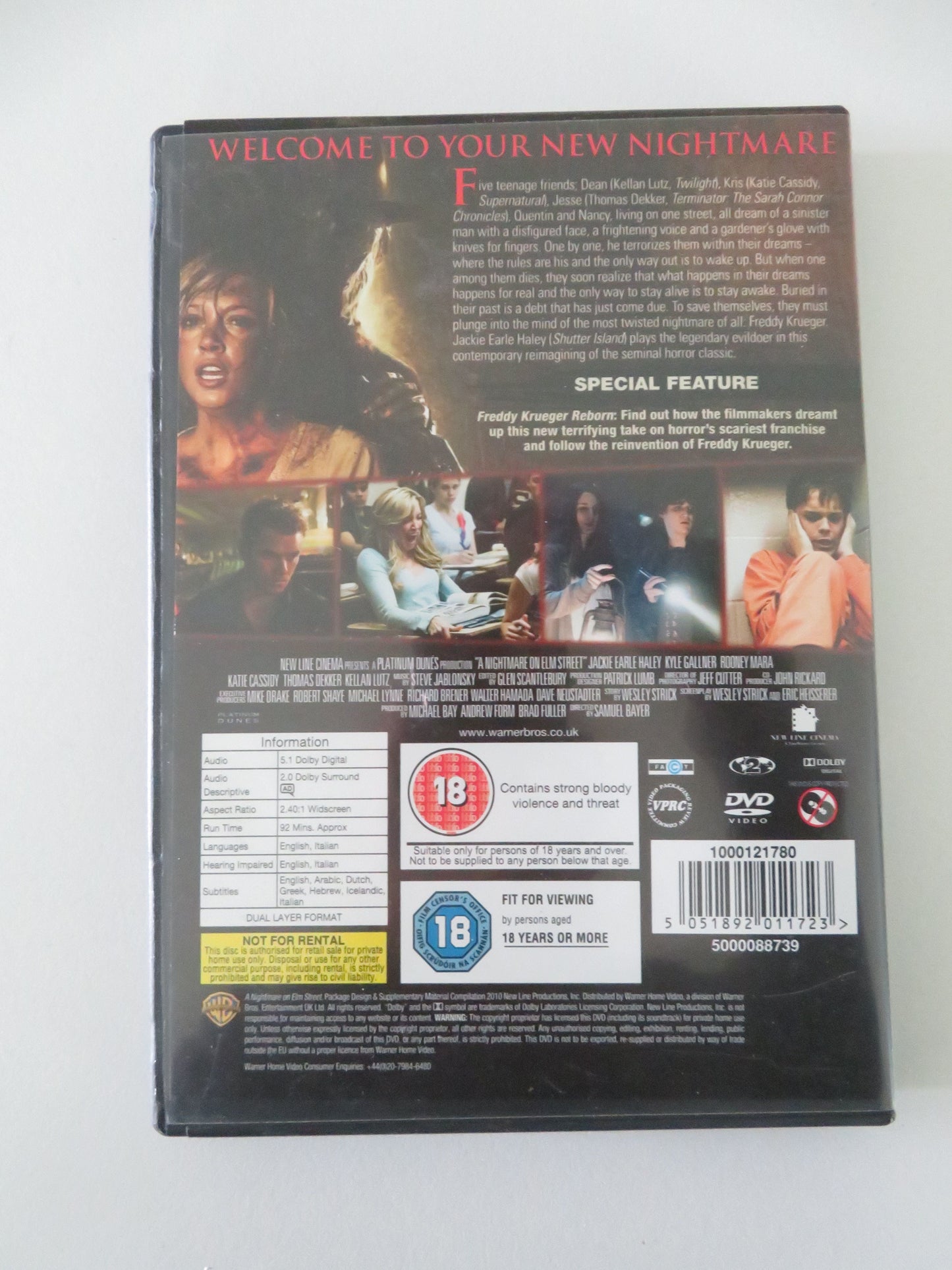A Nightmare on Elm Street (DVD) Johnny Depp Robert Englund 1984 Region 2 Movie posters