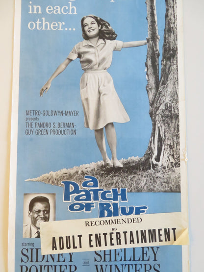 A PATCH OF BLUE US INSERT POSTER SIDNEY POITIER SHELLEY WINTERS 1966 Rendezvous Cinema Movie posters