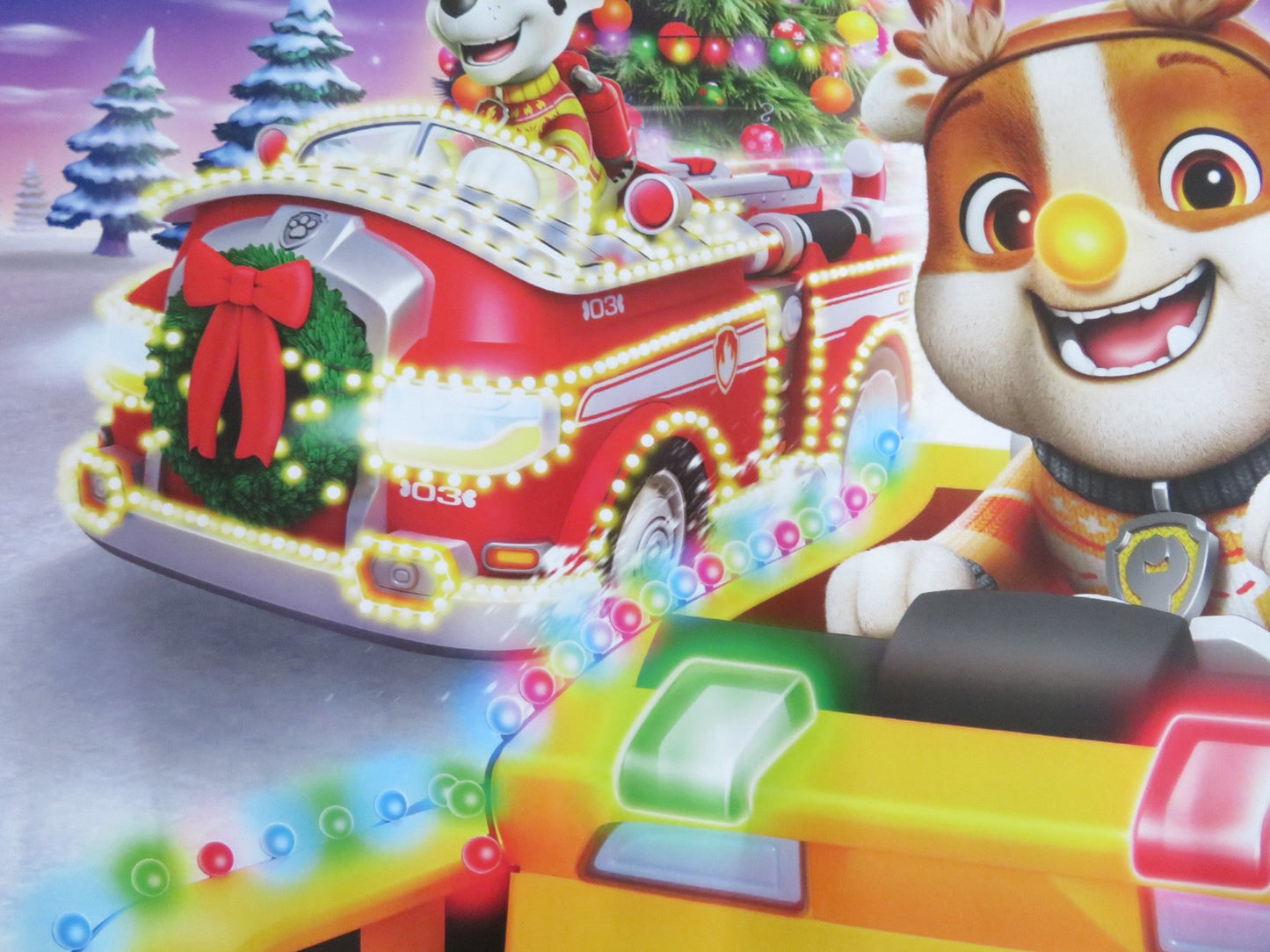 A PAW PATROL CHRISTMAS UK QUAD ROLLED POSTER JESSE GERVASI LUKE DIETZ 2025 Movie posters