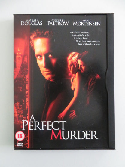 A Perfect Murder (DVD) Michael Douglas Gwyneth Paltrow 1998 Region 2 Movie posters