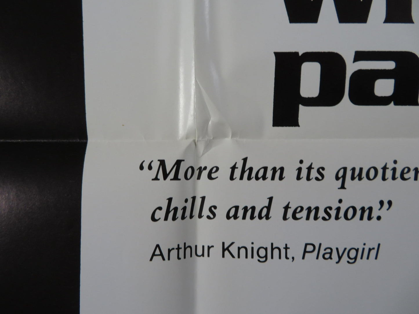 A PLACE WITHOUT PARENTS / Pigeon FOLDED US ONE SHEET POSTER NICHOLAS WAHLER 1975 - Rendezvous Cinema