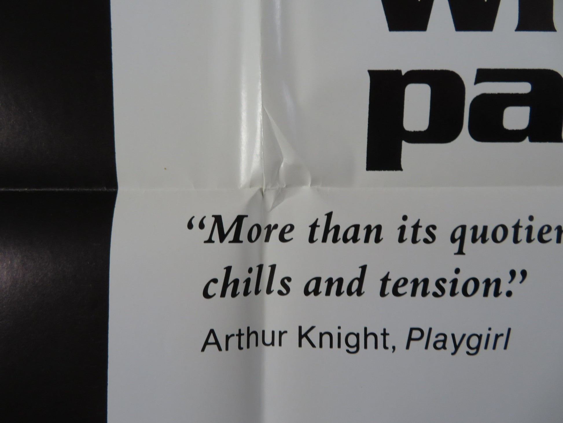 A PLACE WITHOUT PARENTS / Pigeon FOLDED US ONE SHEET POSTER NICHOLAS WAHLER 1975 - Rendezvous Cinema