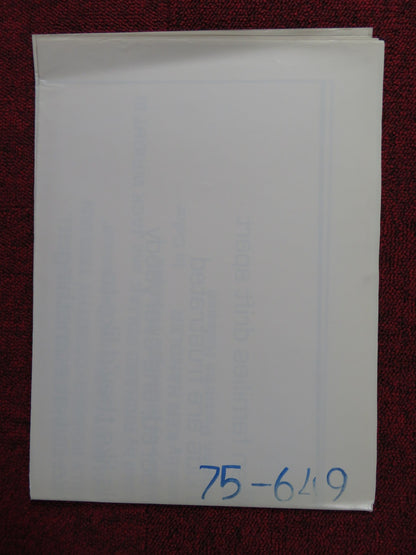 A PLACE WITHOUT PARENTS / Pigeon FOLDED US ONE SHEET POSTER NICHOLAS WAHLER 1975 - Rendezvous Cinema