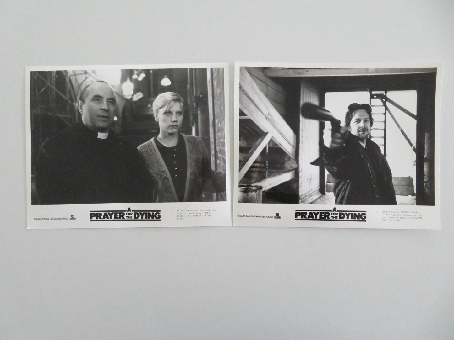A PRAYER FOR THE DYING MOVIE STILL PHOTO LOT OF 11 ALAN BATES BOB HOSKINS 1987 - Rendezvous Cinema
