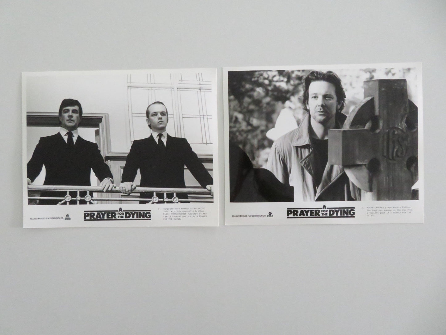 A PRAYER FOR THE DYING MOVIE STILL PHOTO LOT OF 11 ALAN BATES BOB HOSKINS 1987 - Rendezvous Cinema