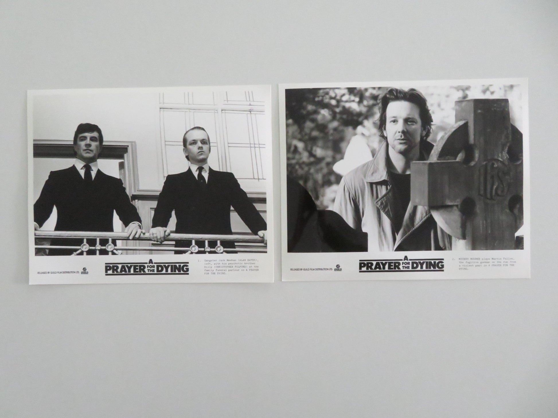 A PRAYER FOR THE DYING MOVIE STILL PHOTO LOT OF 11 ALAN BATES BOB HOSKINS 1987 - Rendezvous Cinema