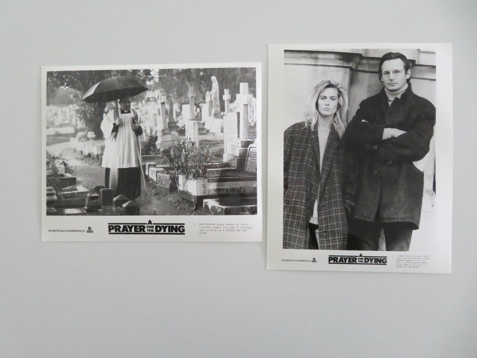 A PRAYER FOR THE DYING MOVIE STILL PHOTO LOT OF 11 ALAN BATES BOB HOSKINS 1987 - Rendezvous Cinema