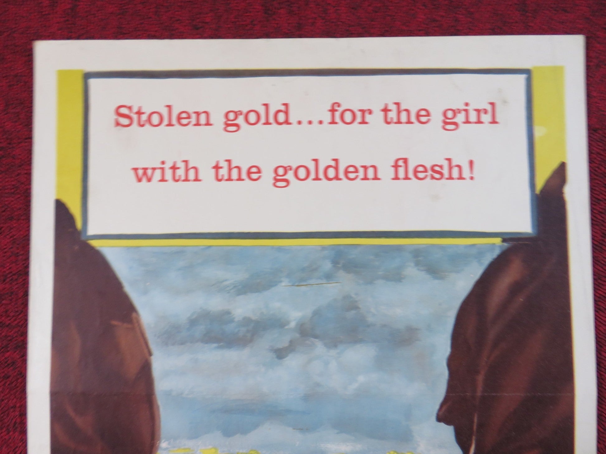 A PRIZE OF GOLD US INSERT POSTER RICHARD WIDMARK MAI ZETTERLING 1955 - Rendezvous Cinema