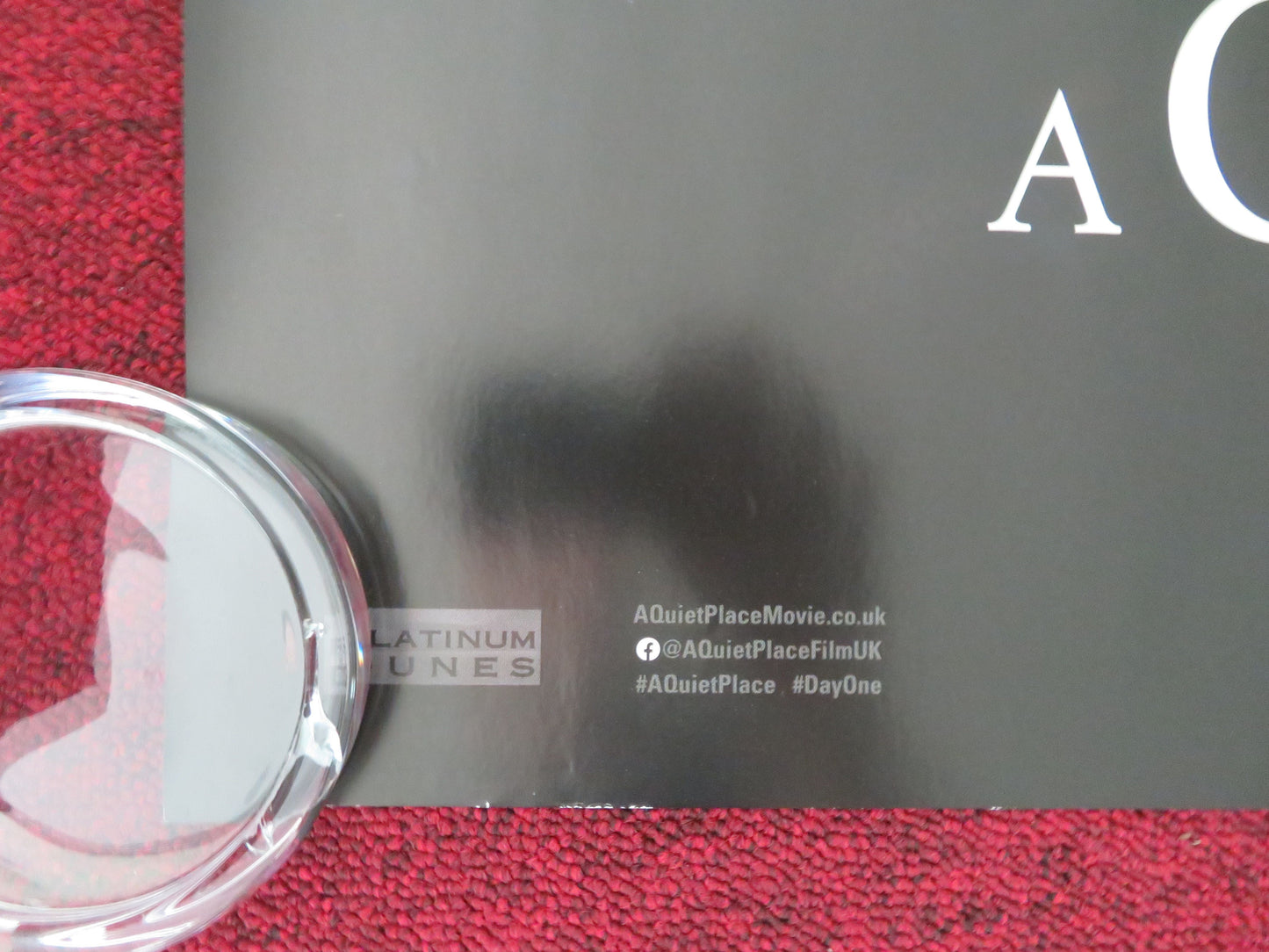 A Quiet Place: Day One UK Quad Rolled Poster Lupita Nyong'o Joseph Quinn 2024 Movie posters