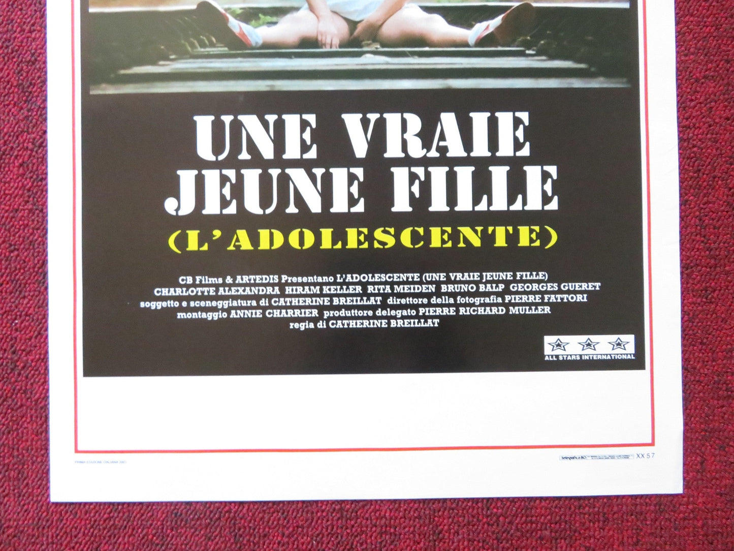 A REAL YOUNG GIRL ITALIAN LOCANDINA POSTER CHARLOTTE ALEXANDRA HIRAM KELLER 1976 - Rendezvous Cinema