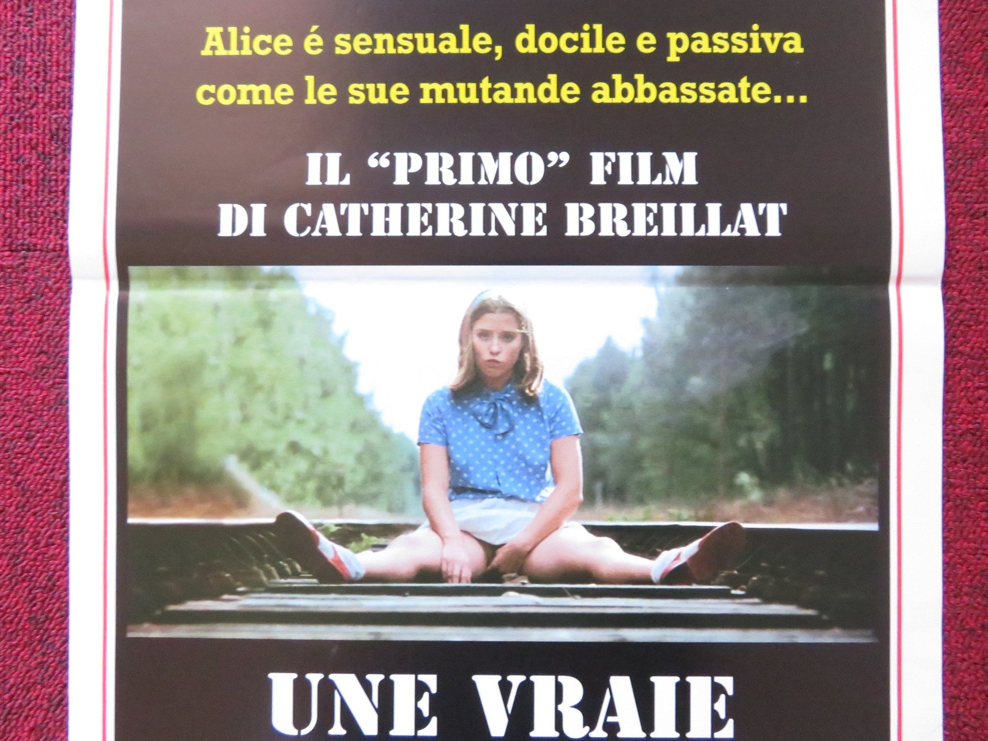 A REAL YOUNG GIRL ITALIAN LOCANDINA POSTER CHARLOTTE ALEXANDRA HIRAM KELLER 1976 - Rendezvous Cinema