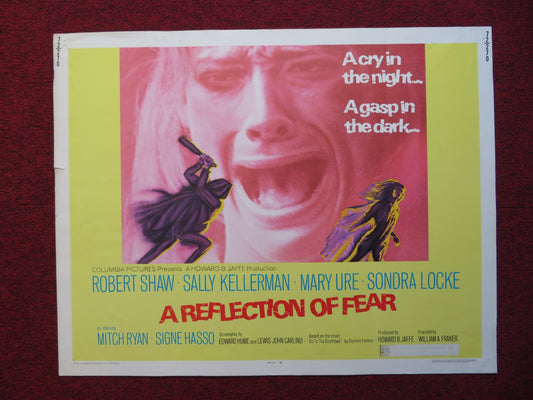A REFLECTION OF FEAR US HALF SHEET (22"x 28") POSTER ROBERT SHAW S.KELLERMAN '72 - Rendezvous Cinema