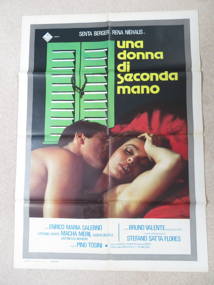 A SECOND HAND LADY ITALIAN 2 FOGLIO POSTER SENTA BERGER BRUNO VALENTE 1977 - Rendezvous Cinema