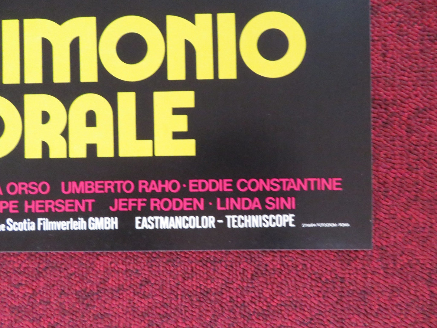 A SECOND SPRING - C ITALIAN FOTOBUSTA POSTER CURD JURGENS IRMGARD SCHONBERG 1975 Rendezvous Cinema Movie posters