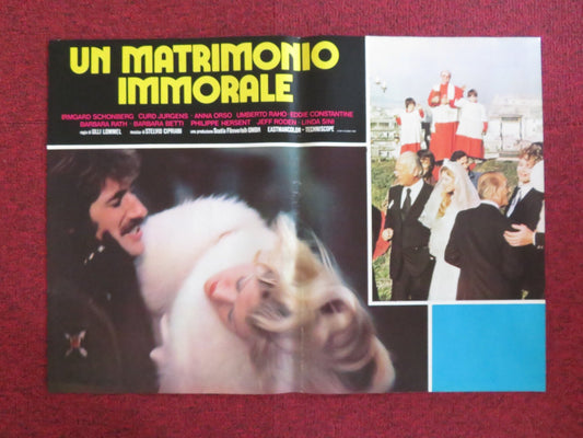 A SECOND SPRING - D ITALIAN FOTOBUSTA POSTER CURD JURGENS IRMGARD SCHONBERG 1975 Rendezvous Cinema Movie posters